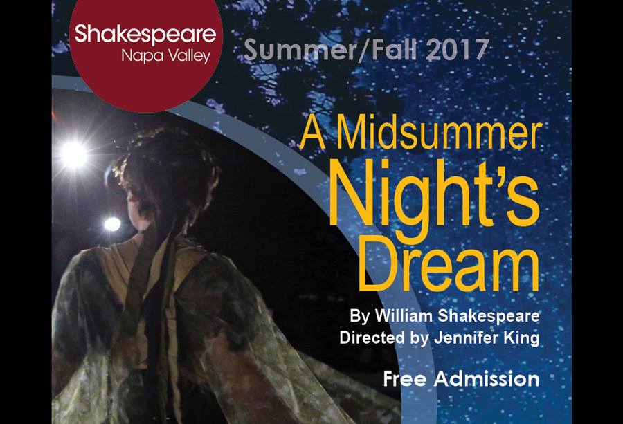 shakespeare napa valley midsummer night's dream