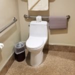 ADA Accessible bathroom at El Bonita Motel