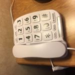 to show you the tty phone that is available in the accessible room