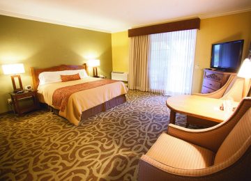 One king bed room at El Bonita Motel